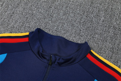 26-27 Spain Half zip training suit set