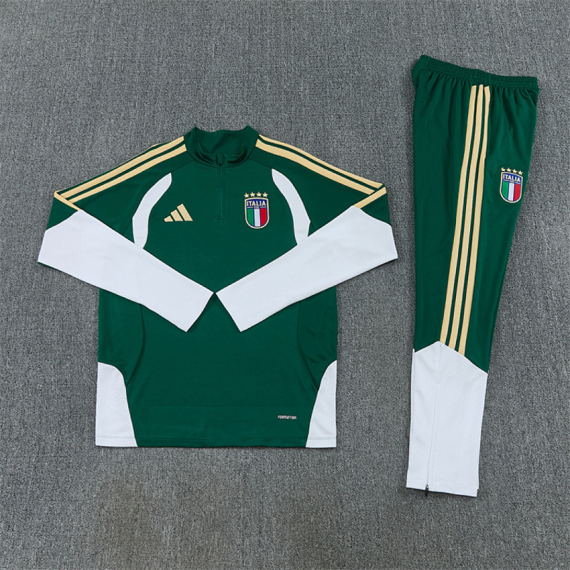 26-27 Italy Half zip training suit set
