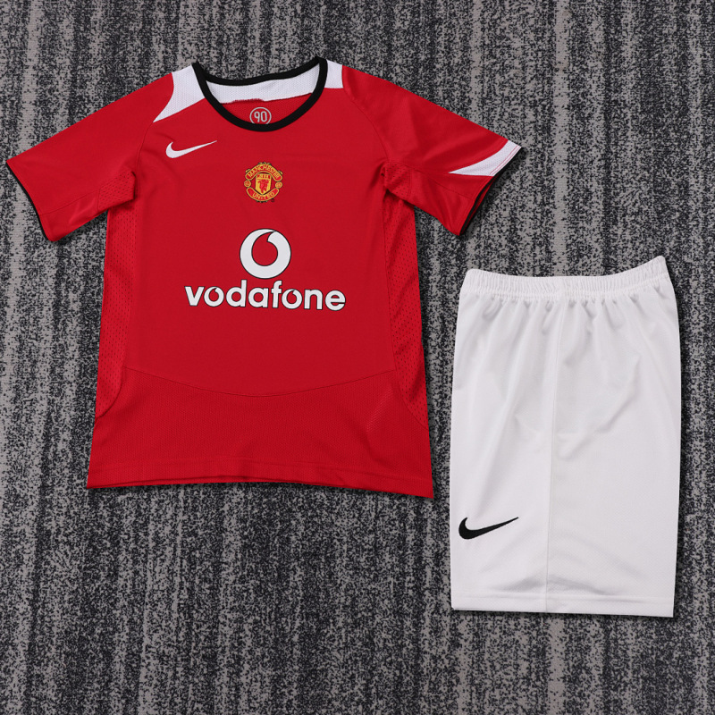 05-06 Manchester United home Kids kit