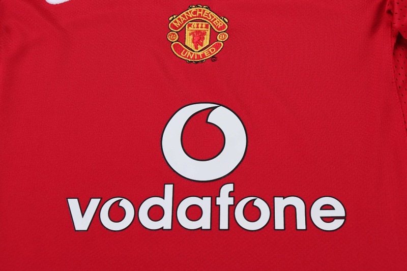 05-06 Manchester United home Kids kit