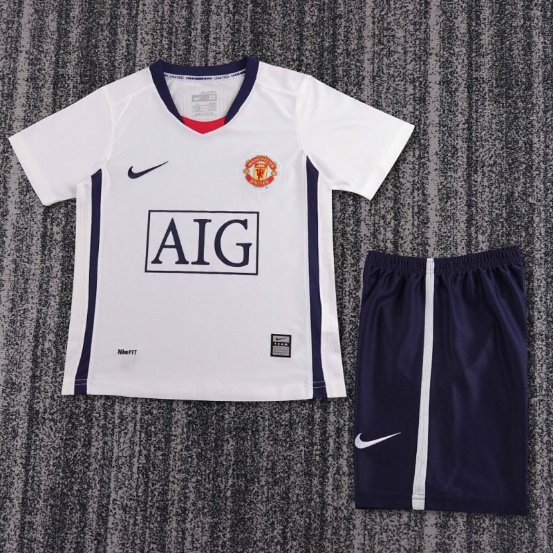 08-09 Manchester United away Kids kit