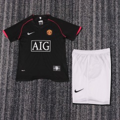 07-08 Manchester United away Kids kit