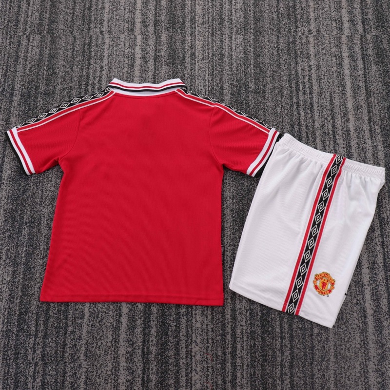 98-99 Manchester United home Kids kit