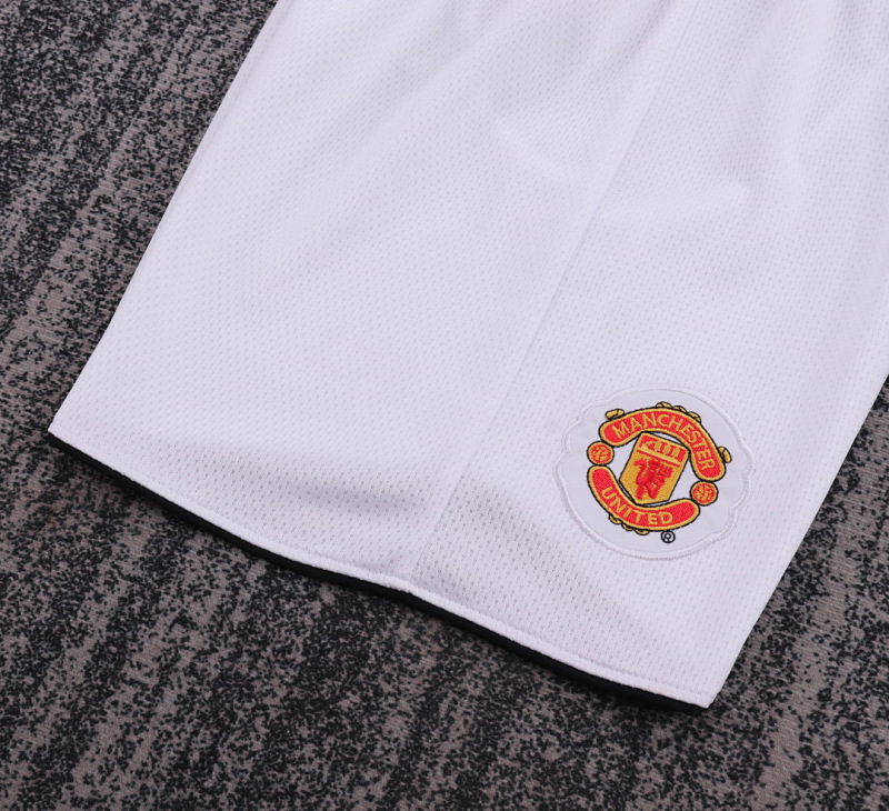 07-08 Long sleeves Manchester United home Kids kit