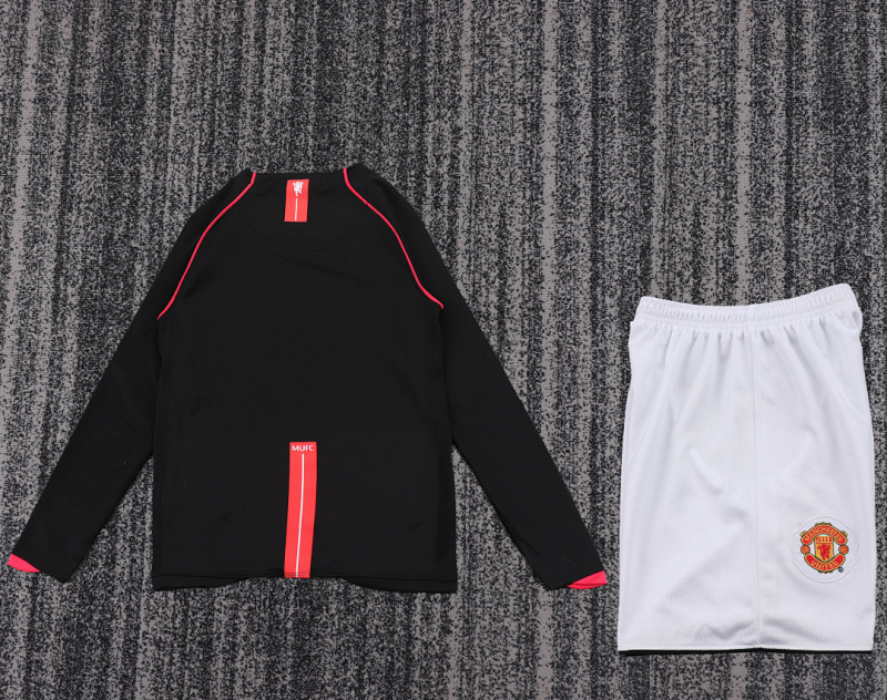 07-08 Manchester United away Kids kit