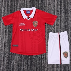 99-00 Manchester United home Kids kit
