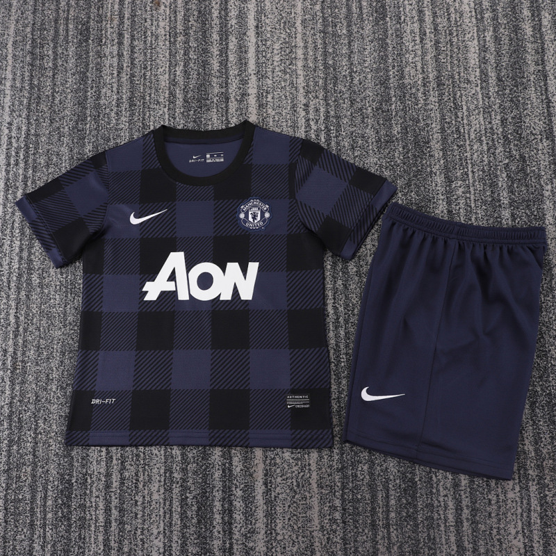 13-14 Manchester United away Kids kit