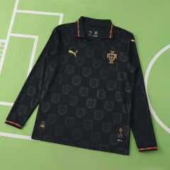 2025 Portugal Tribute to Eusebio Special Edition Long sleeved Fan version