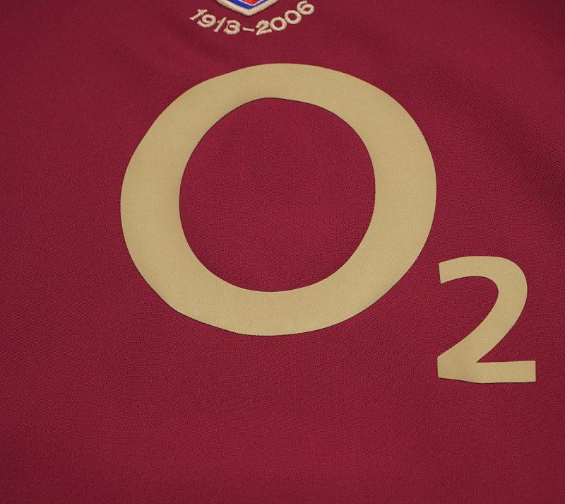 05-06 Long sleeves Arsenal home Kids Retro kit