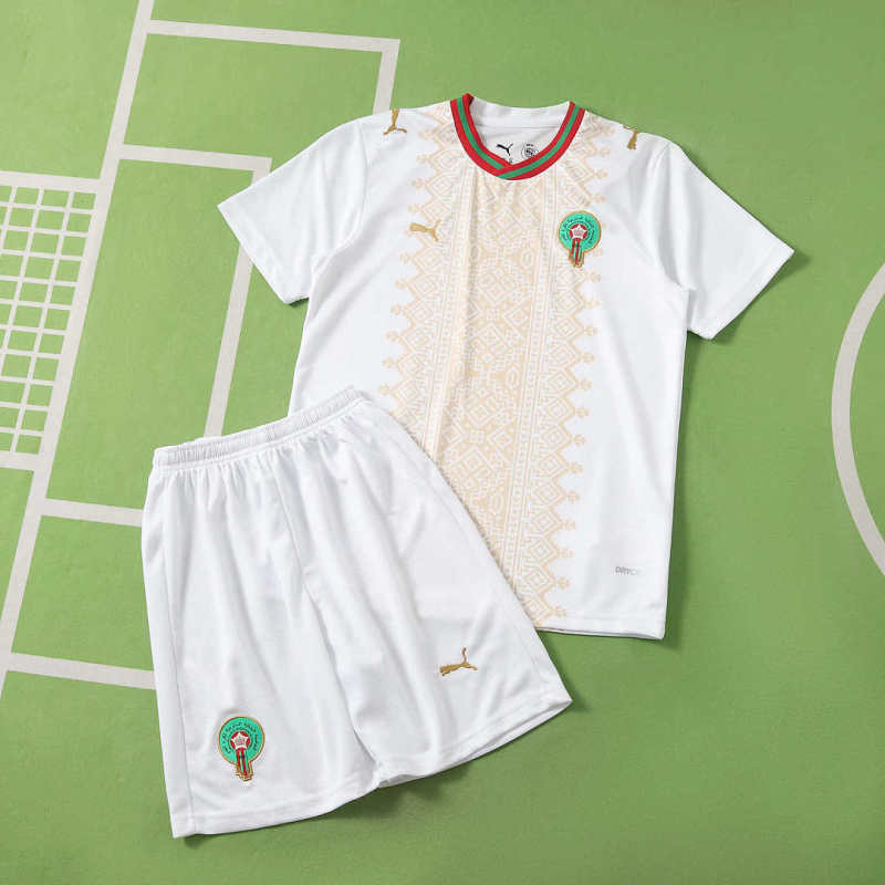2026 FIFA World Cup Morocco away Kids kit + free socks