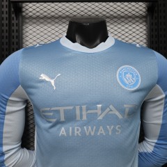 2627 season Long sleeves Manchester City F.C. home Player version