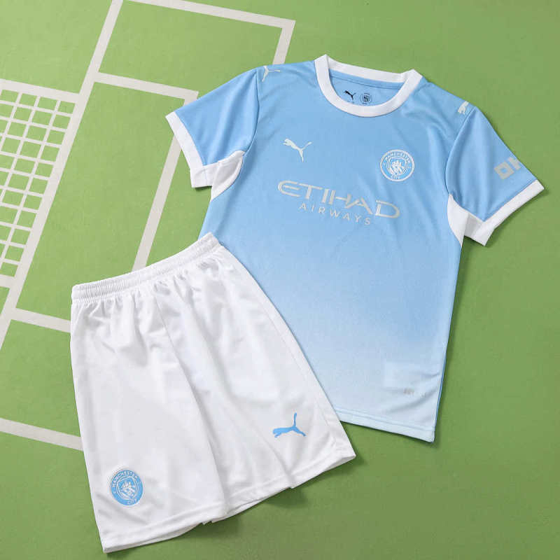26-27 Manchester City home kids + free socks