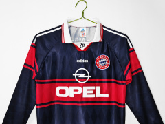 97-99 Long sleeves Bayern München away retro Fan version