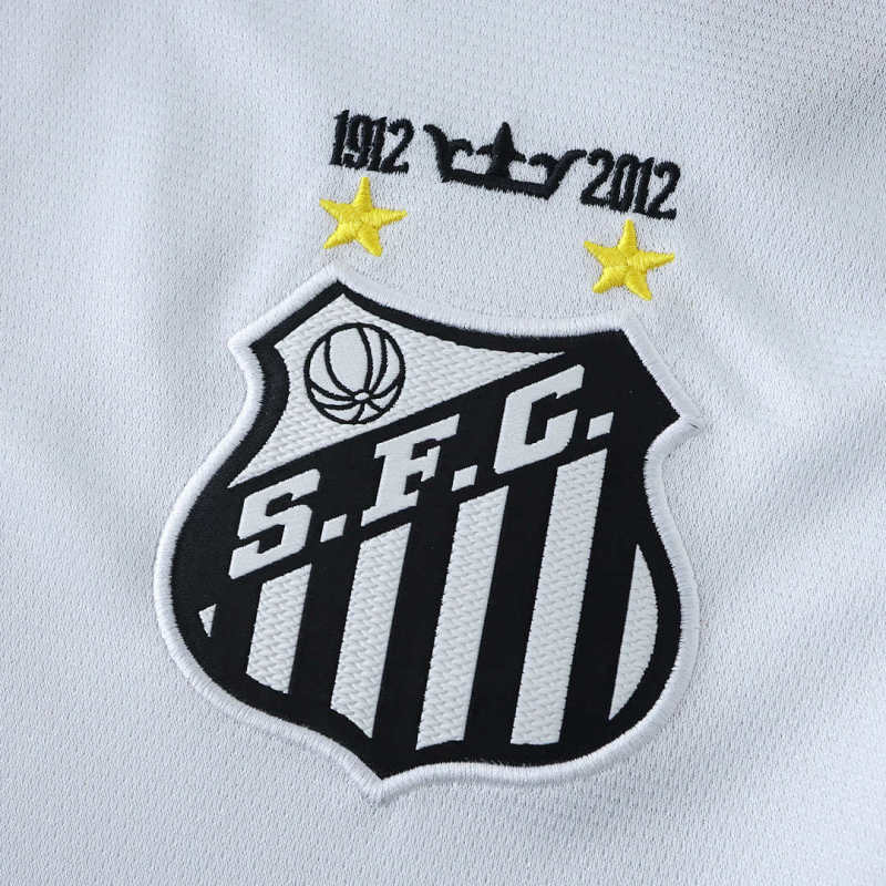 1213 season Santos FC Long sleeves home retro Fan version