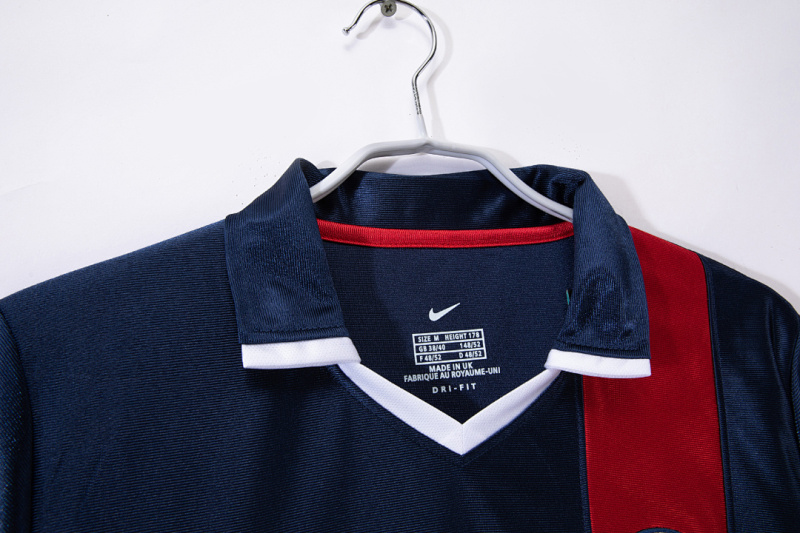 0102 season Paris Saint-Germain F.C. home retro Fan version