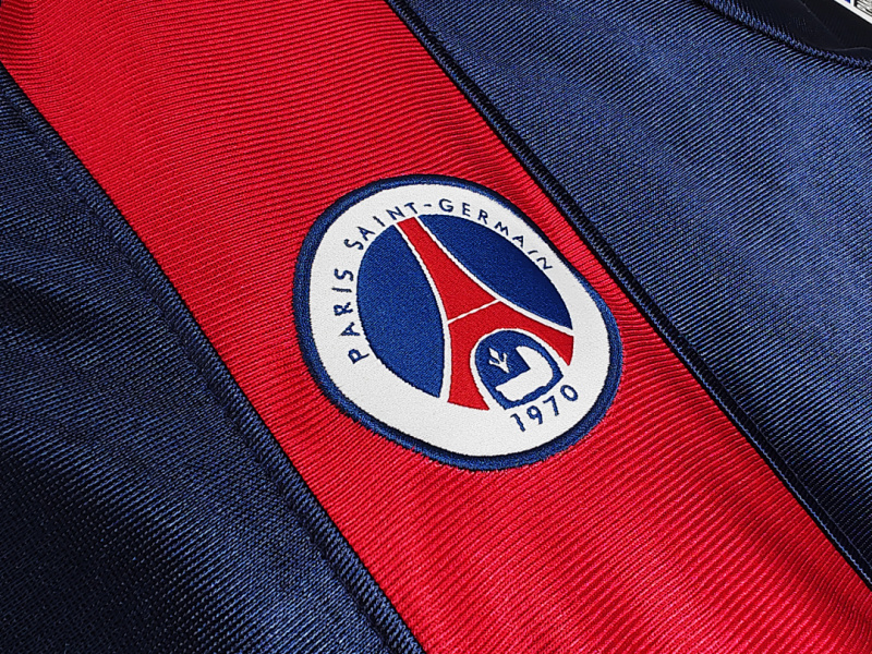 0102 Long sleeves season Paris Saint-Germain F.C. home retro Fan version