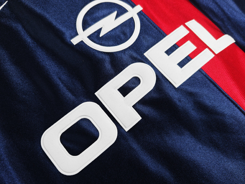 0102 Long sleeves season Paris Saint-Germain F.C. home retro Fan version