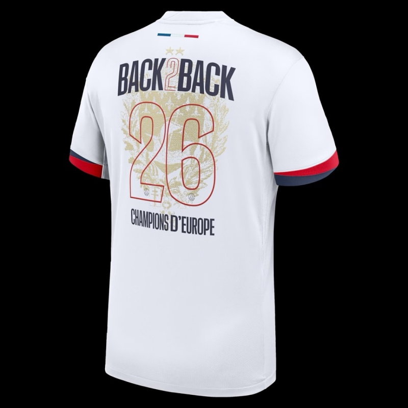 PSG away Stadium Shirt 2025-26 - Champions of Europe 2026 Print