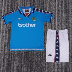 97-98 Manchester City home Kids Retro kit