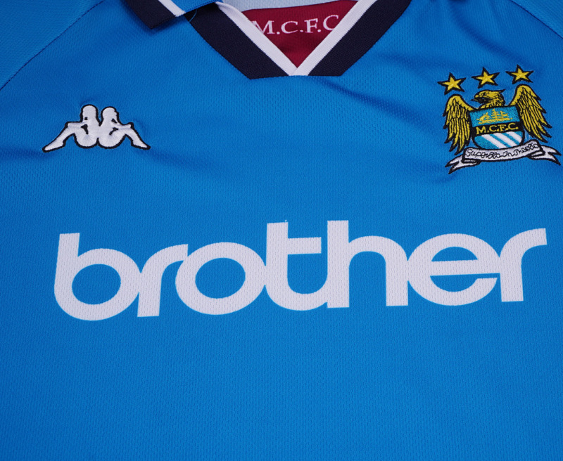 97-98 Manchester City home Kids Retro kit
