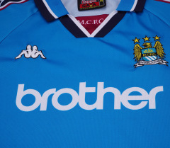 97-98 Manchester City home Kids Retro kit
