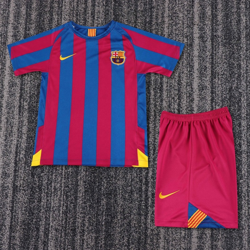 0506 Barcelona home Kids Retro kit