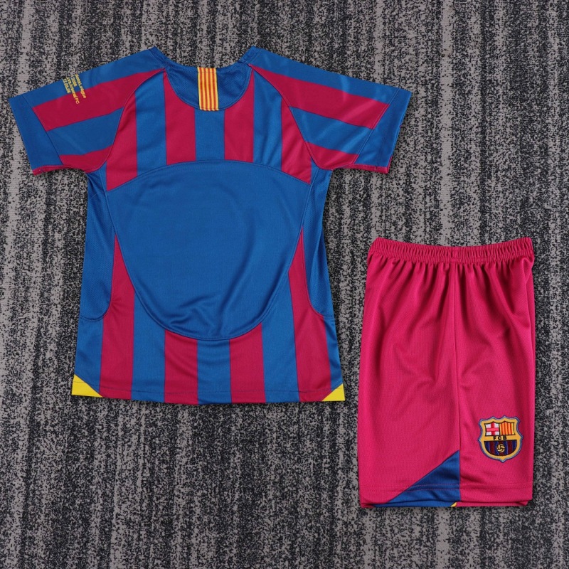 0506 Barcelona home Kids Retro kit