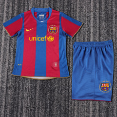 0708 Barcelona home Kids Retro kit