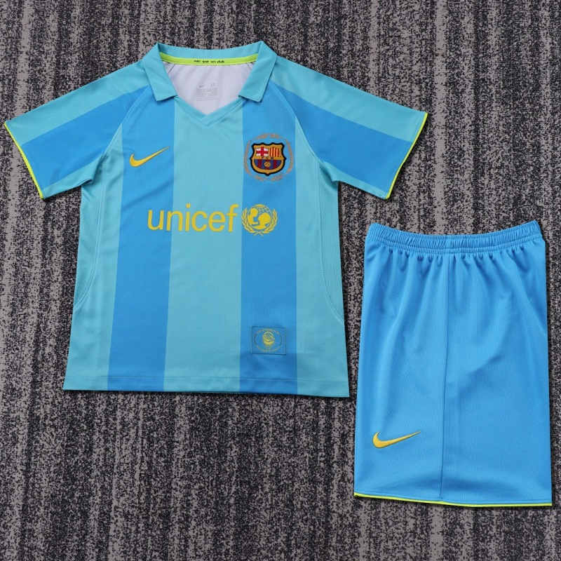0708 Barcelona away Kids Retro kit