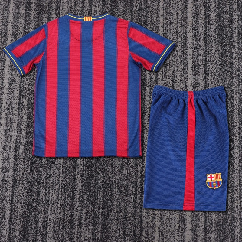 0910 Barcelona home Kids Retro kit