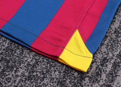 0506 Long-sleeved Barcelona home Kids Retro kit