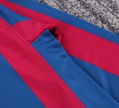 0506 Long-sleeved Barcelona home Kids Retro kit