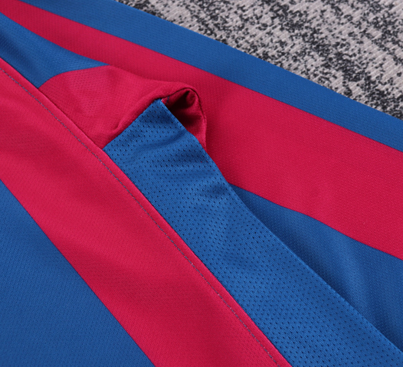 0506 Long-sleeved Barcelona home Kids Retro kit