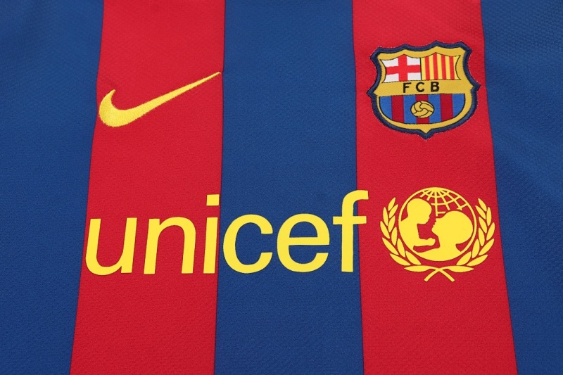 1011 Long-sleeved Barcelona home Kids Retro kit