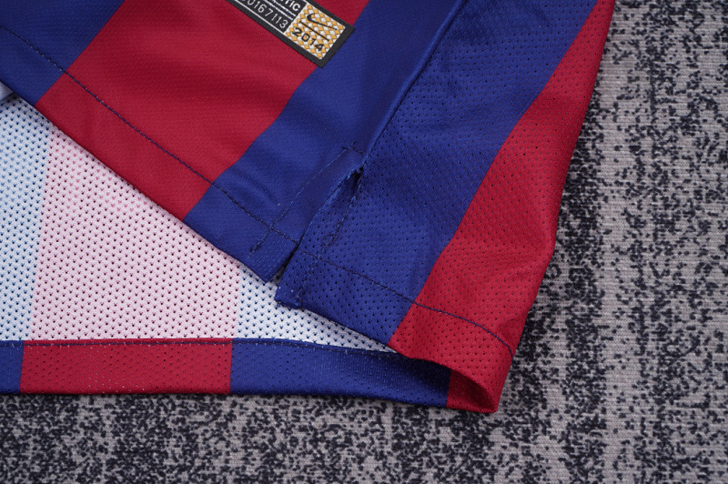 8992 Long-sleeved Barcelona home Kids Retro kit