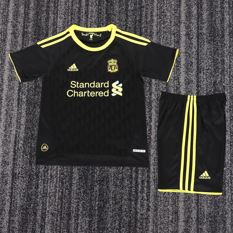 1011 season Liverpool F.C. third Kids Retro kit