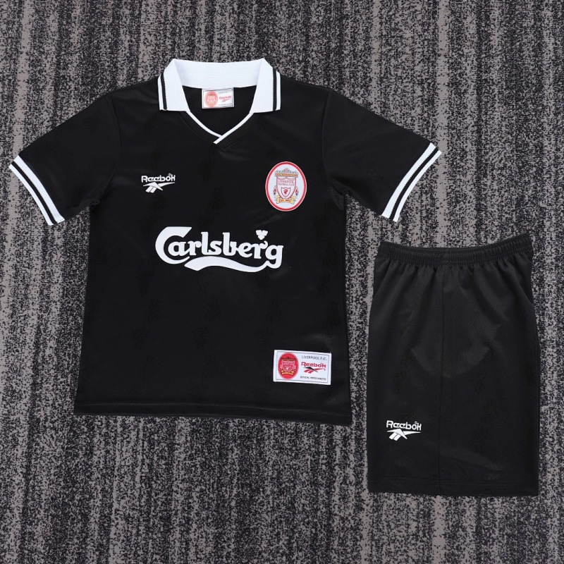 9697 season Liverpool F.C. third Kids Retro kit