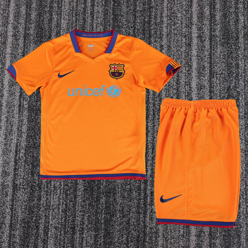 0607 Barcelona away Kids Retro kit