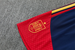 2026 FIFA World Cup Spain Training clothes suit Short sleeve Fan version