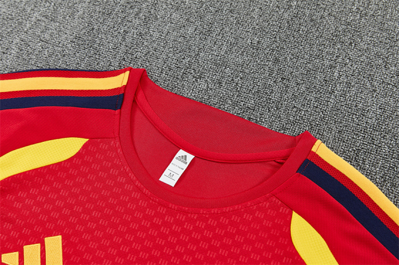 2026 FIFA World Cup Spain Training clothes suit Short sleeve Fan version