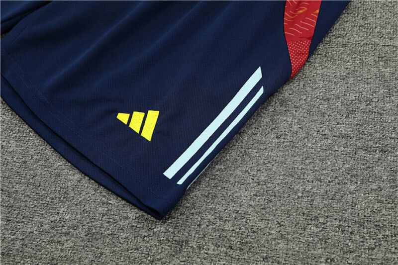 2026 FIFA World Cup Spain Training clothes suit Short sleeve Fan version