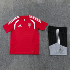 2026 FIFA World Cup Spain Training clothes suit Short sleeve Fan version