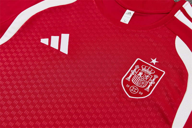 2026 FIFA World Cup Spain Training clothes suit Short sleeve Fan version