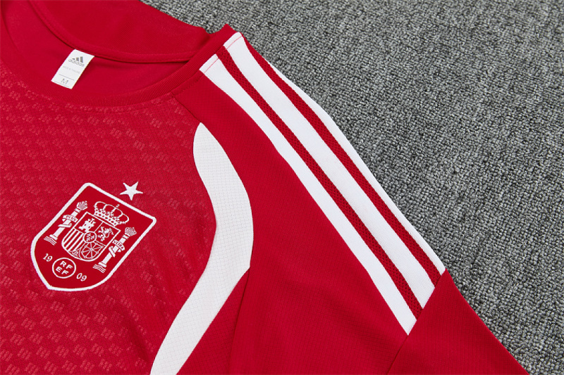 2026 FIFA World Cup Spain Training clothes suit Short sleeve Fan version