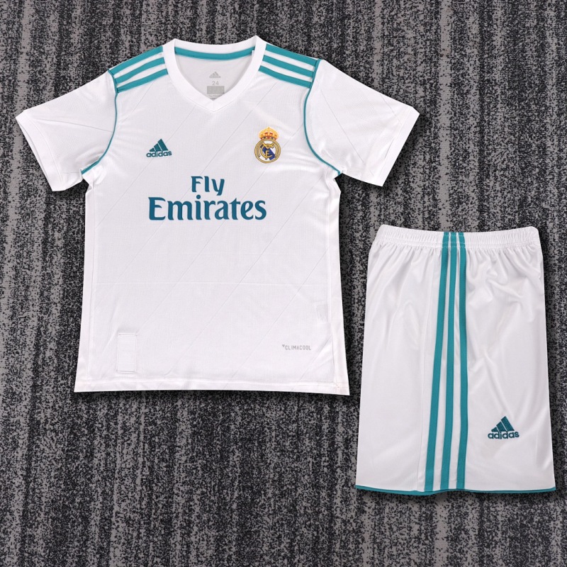1718 Real Madrid home Kids Retro kit
