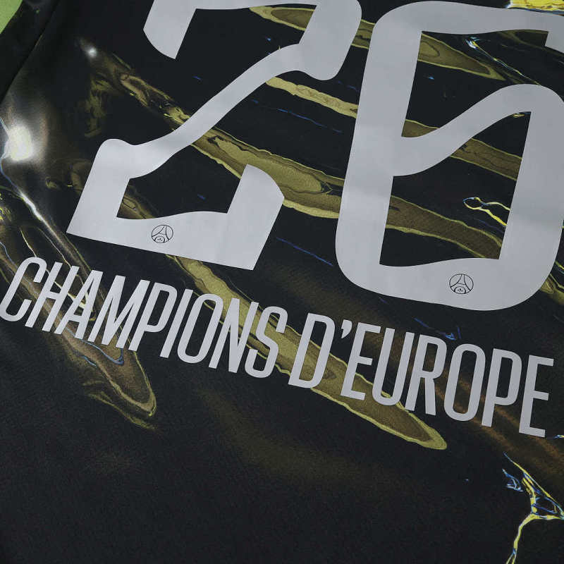 PSG Jordan Night Edition Special Edition Stadium Shirt 2025-26 - Champions of Europe 2026 Print