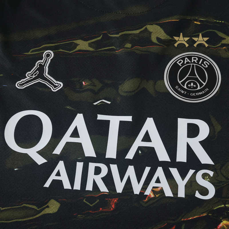 PSG Jordan Night Edition Special Edition Stadium Shirt 2025-26 - Champions of Europe 2026 Print