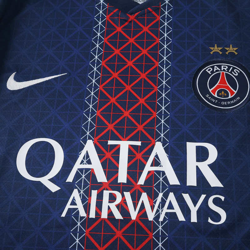 PSG Home Stadium Shirt 2025-26 - Champions of Europe 2026 Print