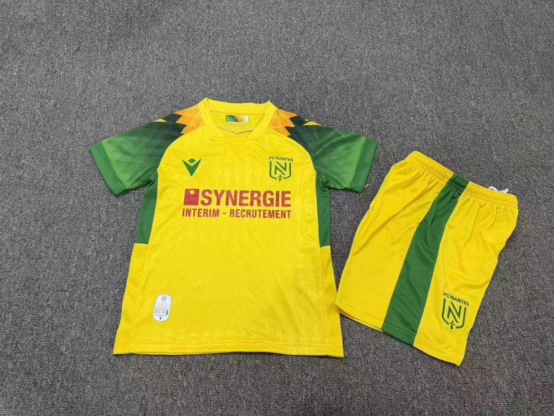 2026 season Nantes home Kids kit + free socks