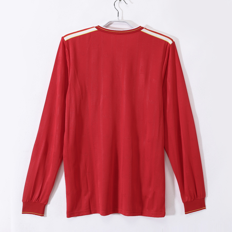8687 Liverpool home Long sleeved retro Fan version